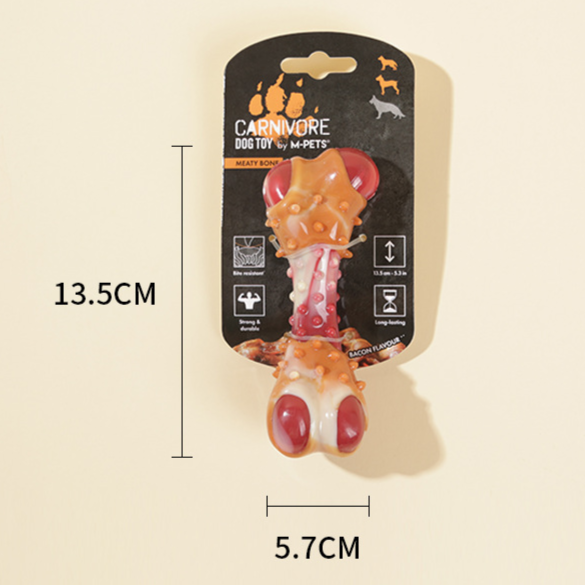 Rubber Teething Dog Toy