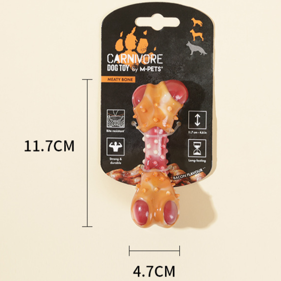 Rubber Teething Dog Toy