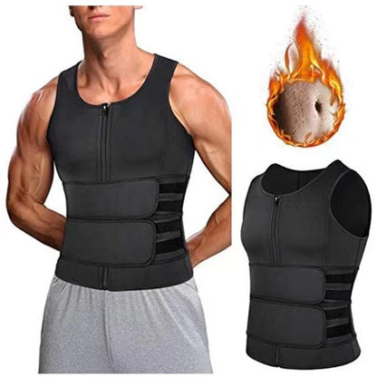 Rubber Waist Cincher Sweat-Inducing Fitness Shapewear Vest