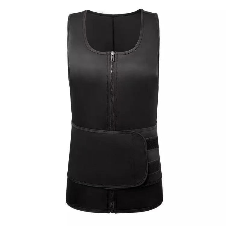 Rubber Waist Cincher Sweat-Inducing Fitness Shapewear Vest