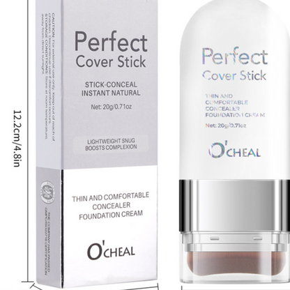 Rubberized foundation stick