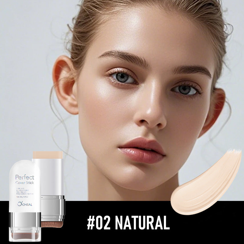 Rubberized foundation stick