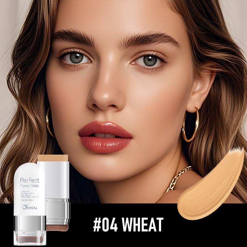 Rubberized foundation stick