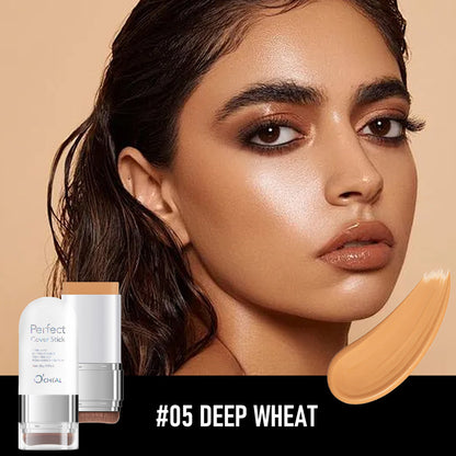Rubberized foundation stick