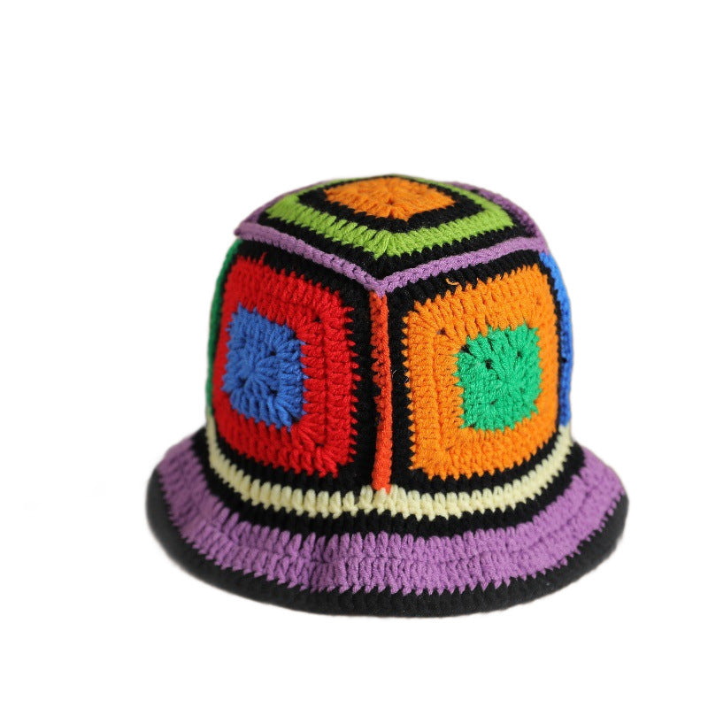 Ruffled Edge Knitted Bucket Hat