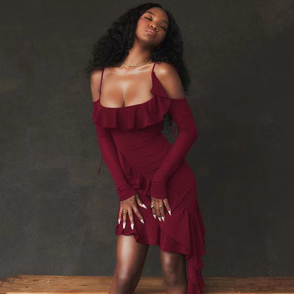 Ruffled Sling dress