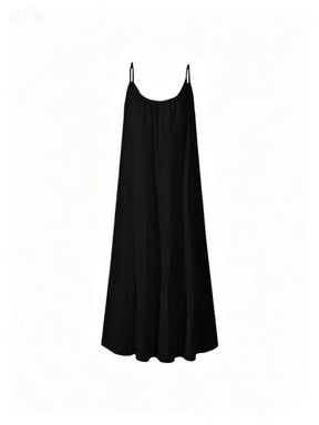 Ruffled Spaghetti Strap Summer Dress