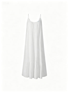 Ruffled Spaghetti Strap Summer Dress