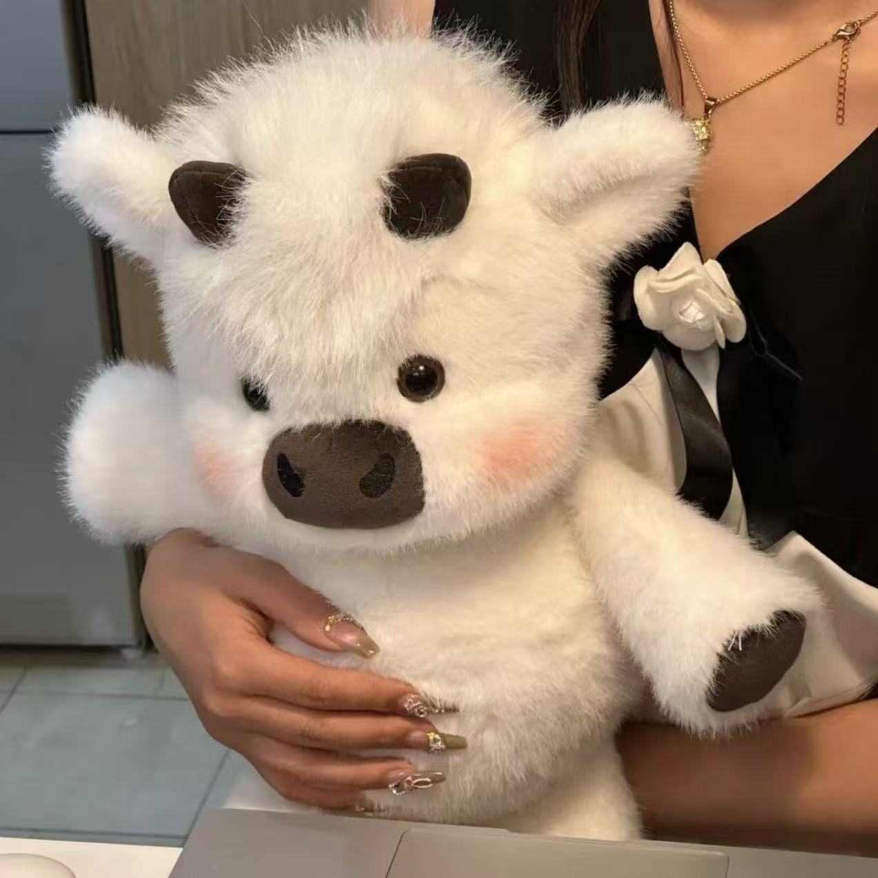 Running Cow Plush Toy Doll