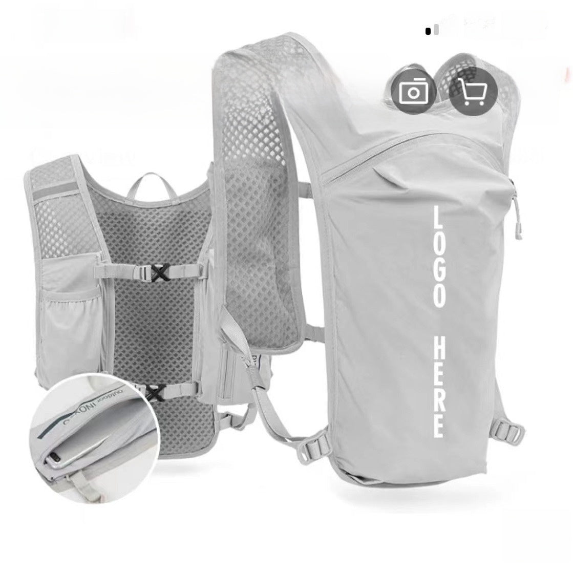 Running dual-shoulder backpack