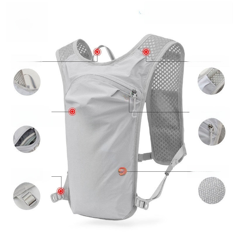 Running dual-shoulder backpack