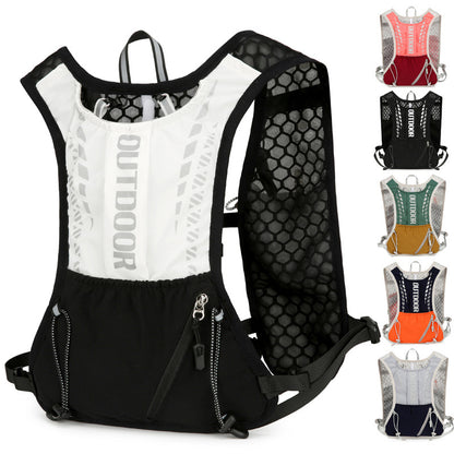 Running hydration bag, vest and backpack