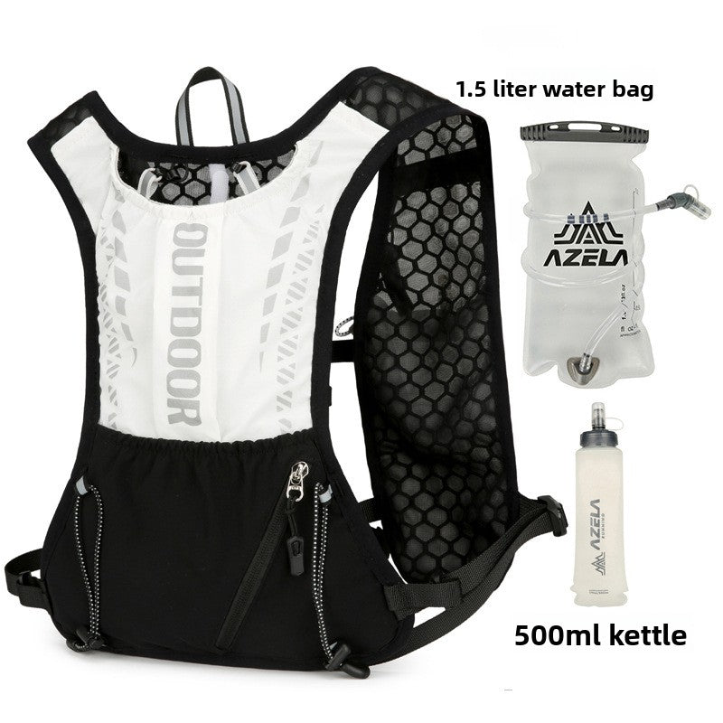 Running hydration bag, vest and backpack