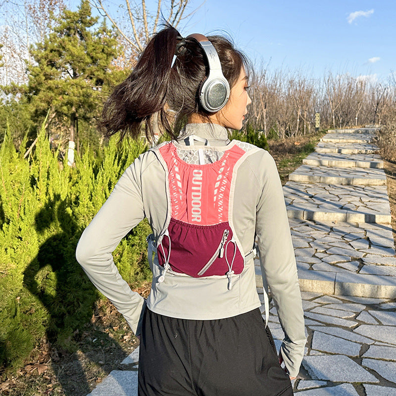 Running hydration bag, vest and backpack