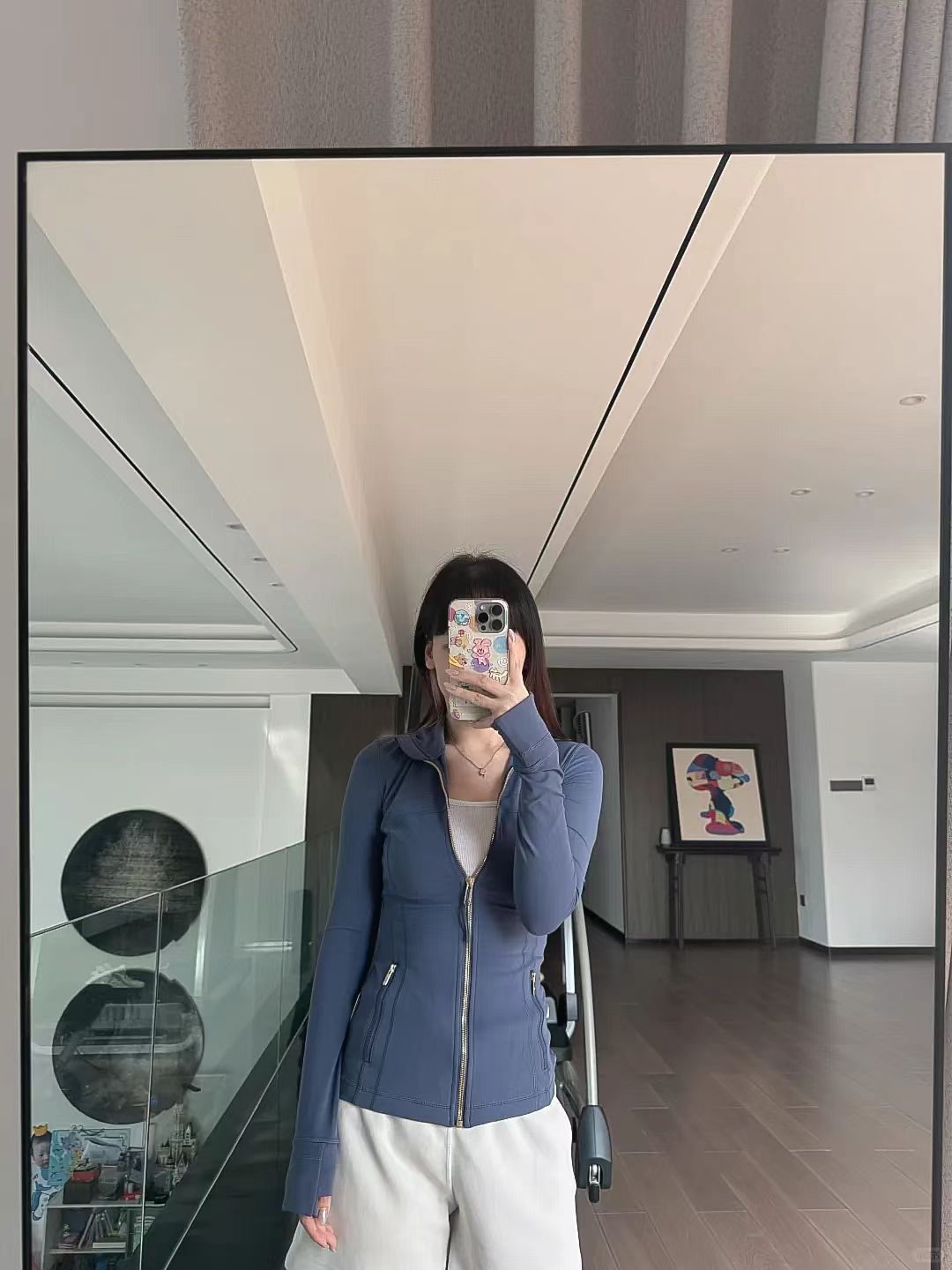 Running tight-fitting button-down zipper jacket