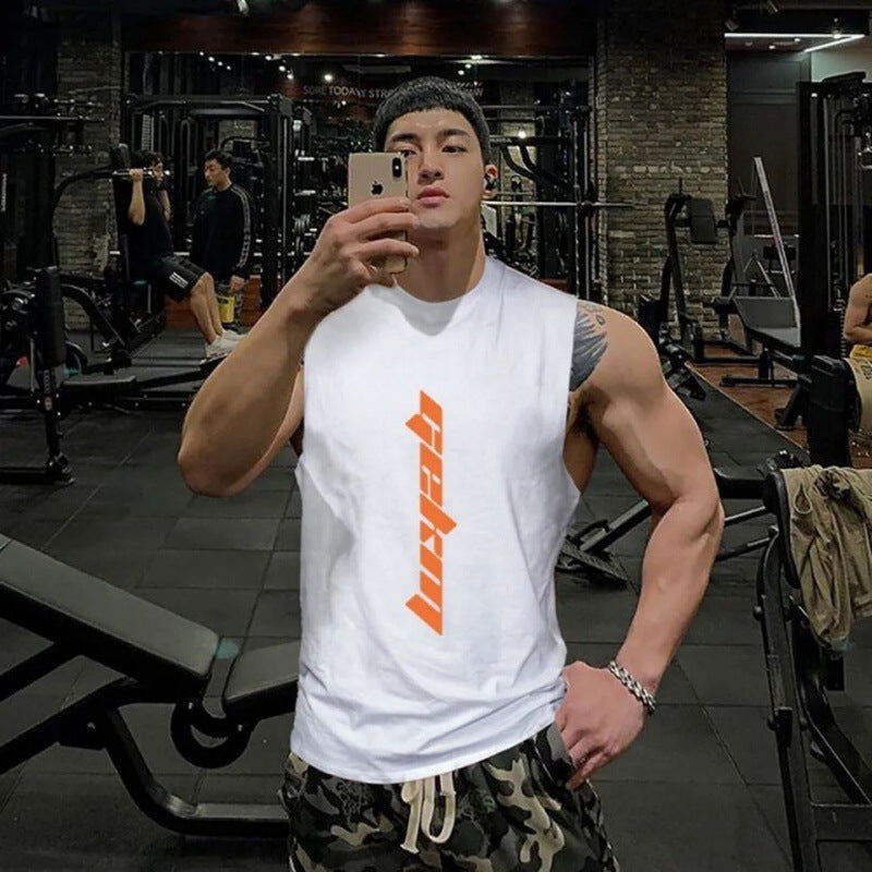 Running training waistcoat loose sports T-shirt quick-drying top