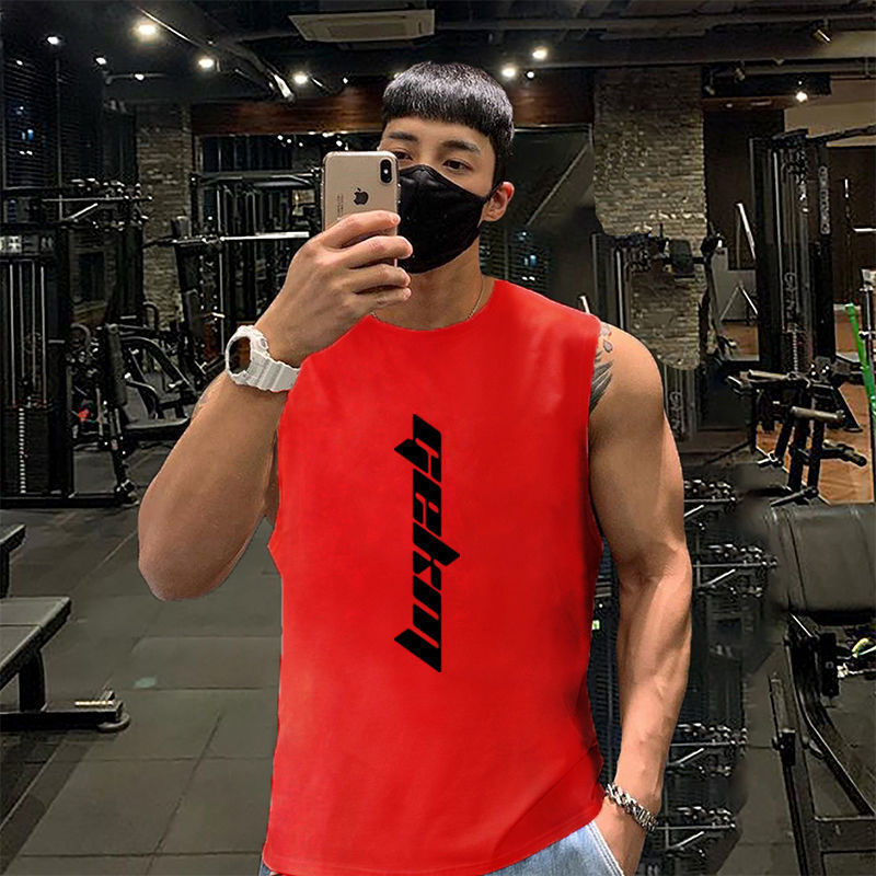 Running training waistcoat loose sports T-shirt quick-drying top