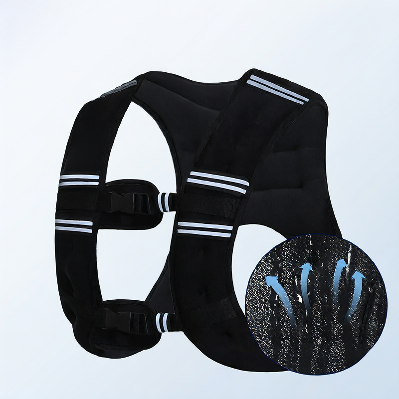 Running weighted sandbag vest