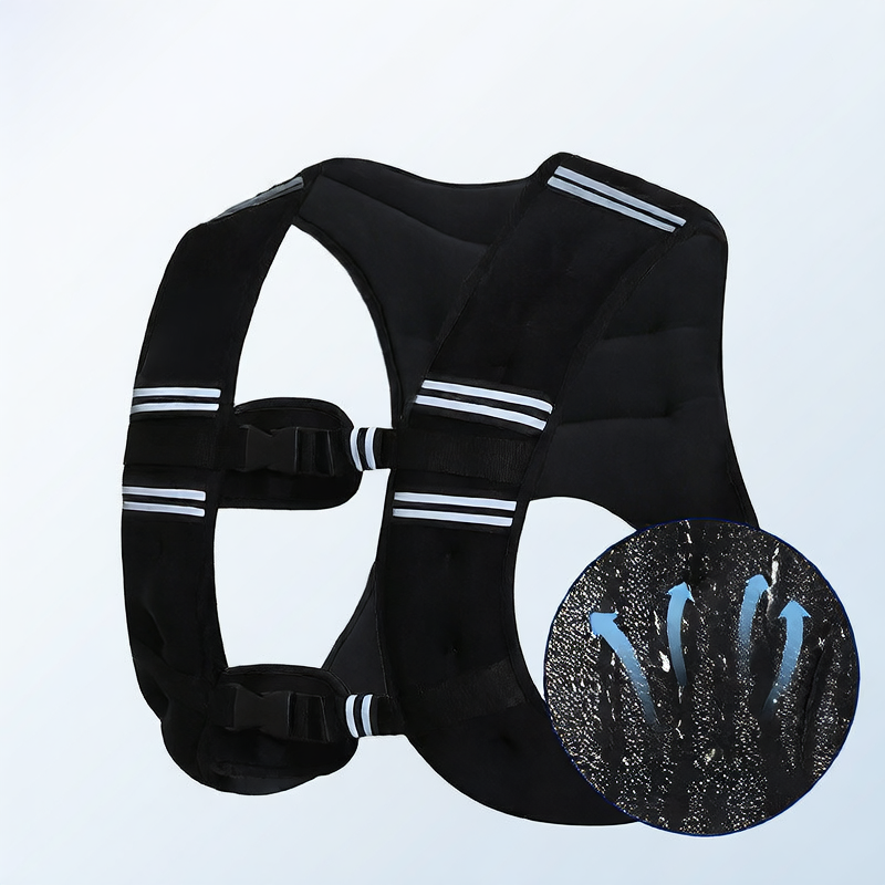Running weighted sandbag vest