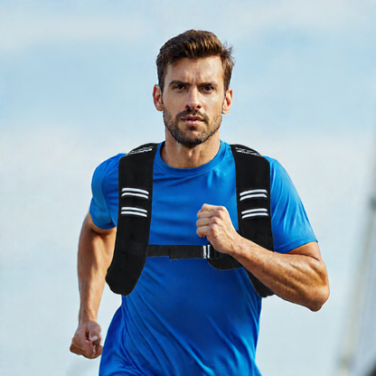 Running weighted sandbag vest