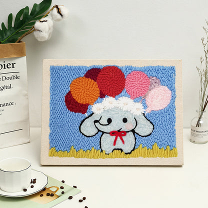 Russian Poke Embroidery DIY Kit with Cartoon Designs