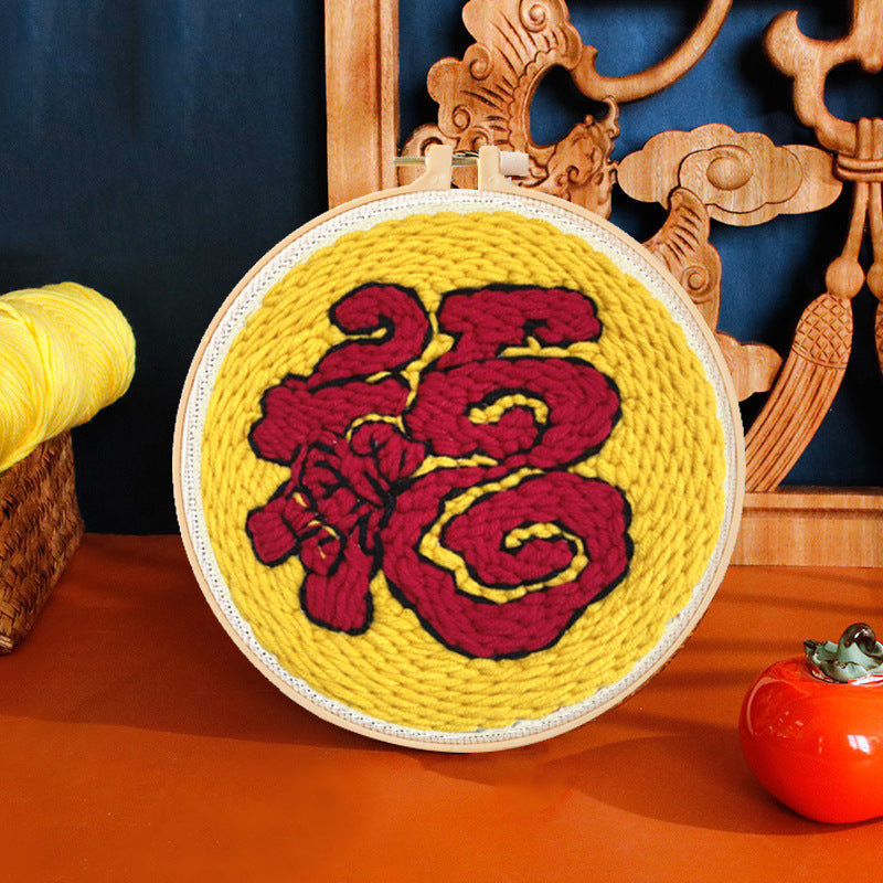 Russian Poke Embroidery DIY Material Set
