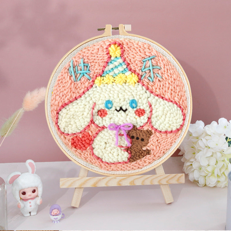 Russian punch needle embroidery craft sewing DIY kit