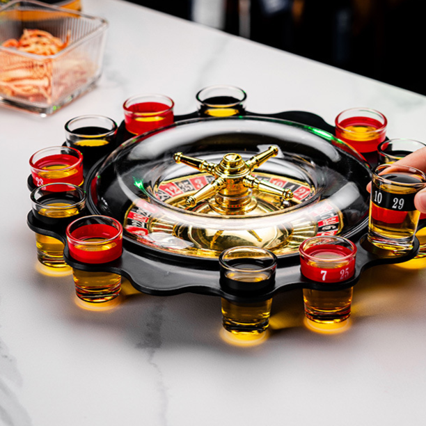 Russian Roulette Drinking Game Set