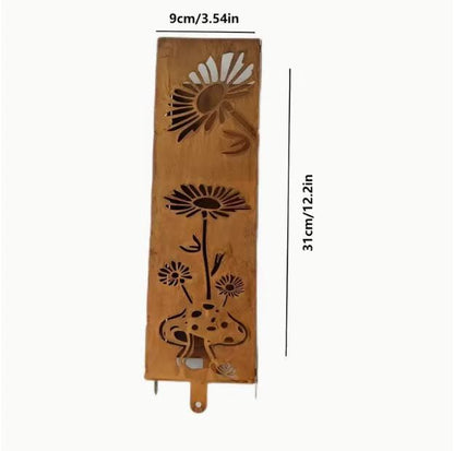 Rust-Resistant Hollow Steel Garden Lamp Post