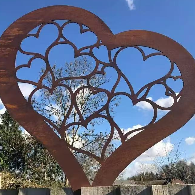 Rustic Garden Silhouette Decoration Insert
