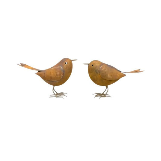 Rustic Iron Bird Garden Decoration