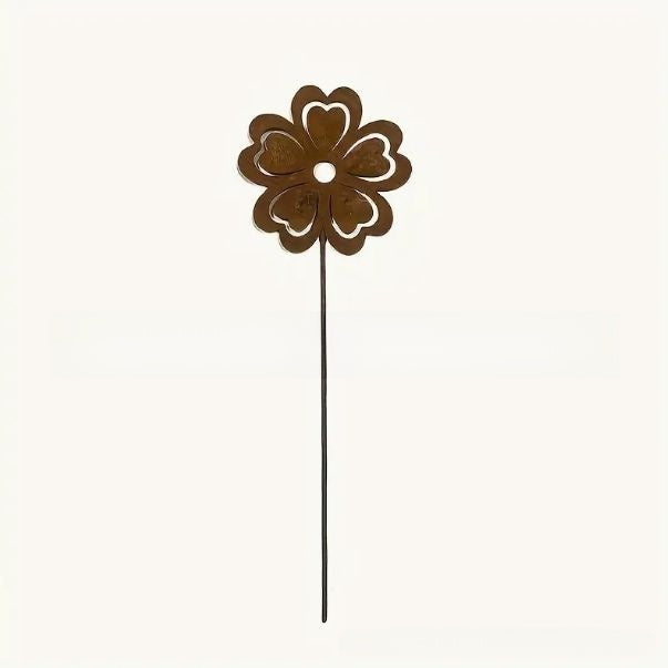 Rustic Iron Butterfly Flower Garden Decoration Insert