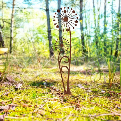 Rustic Iron Fern Lily Valley Garden Decoration
