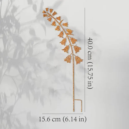 Rustic Metal Lily of The Valley Garden Decoration