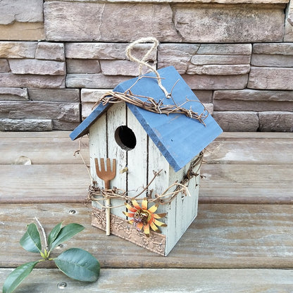 Rustic Wooden Decorative Bird House