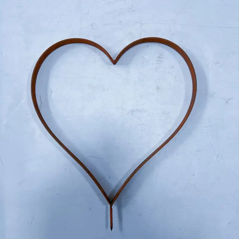 Rusty metal heart