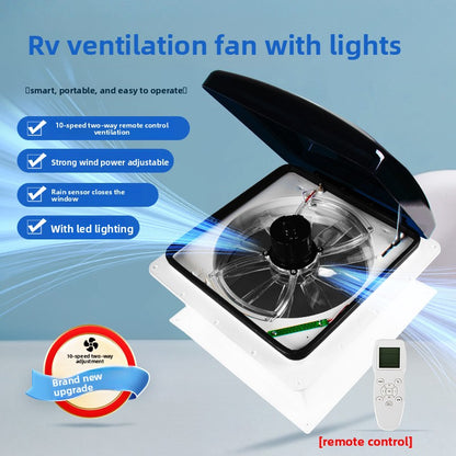 RV 12V Manual Remote Control Exhaust Fan