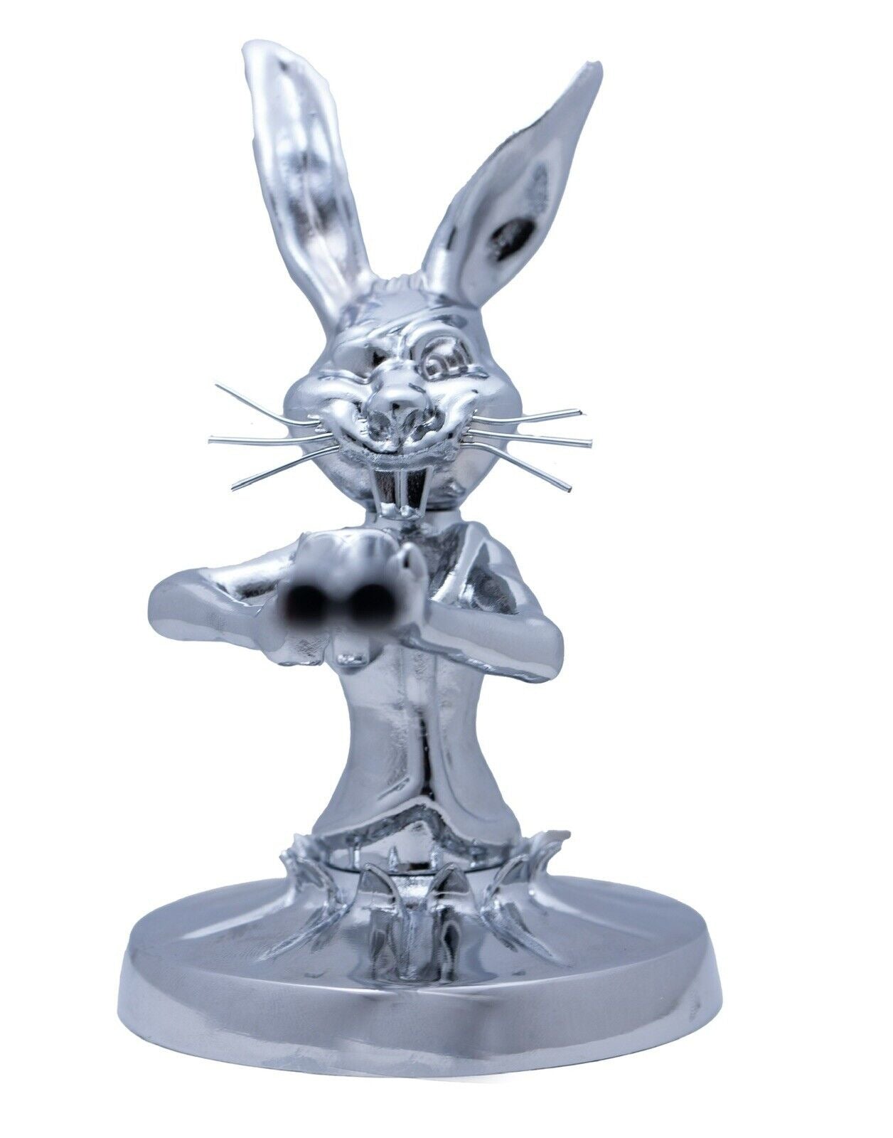 RZP Hunting Gun Rabbit Metal Hood Decoration