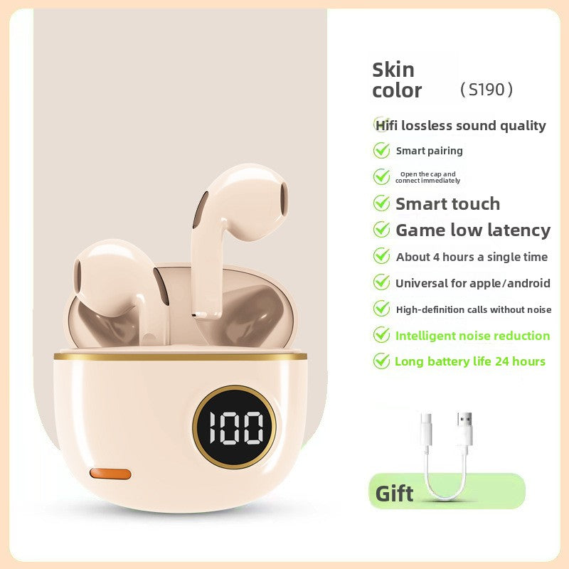 S190 True Wireless Bluetooth Earphones with Low Latency