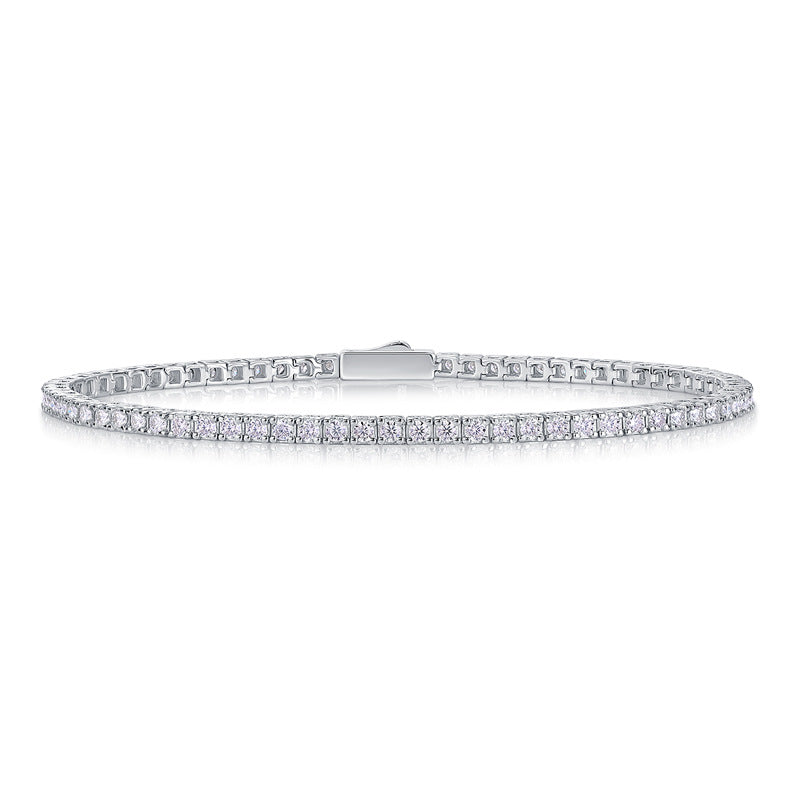 S925 Morganite Tennis Bracelet