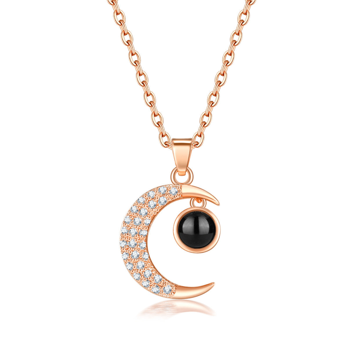 S925 necklace projection necklace