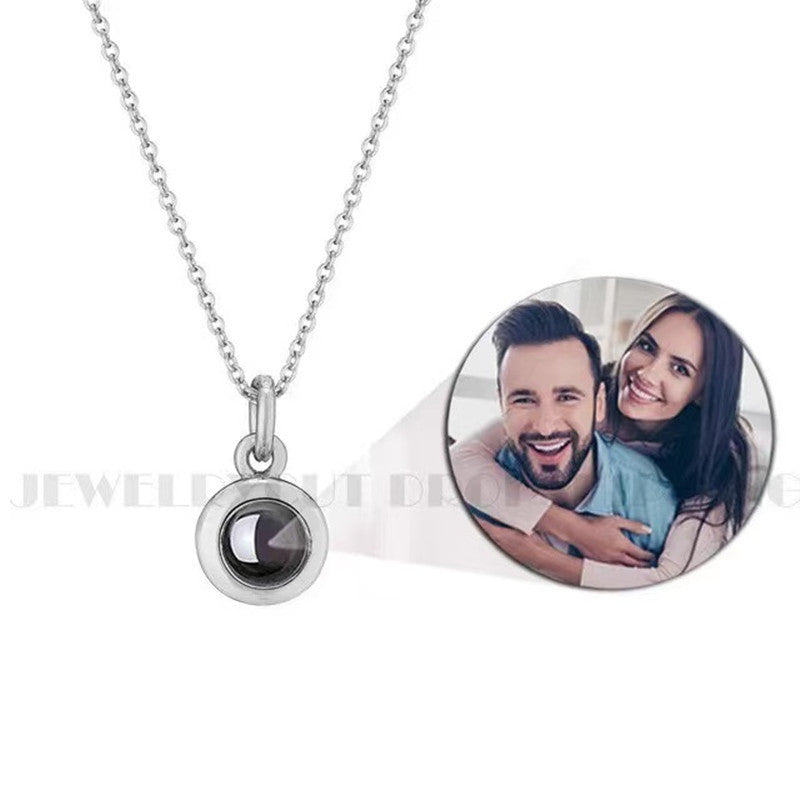 S925 necklace projection necklace