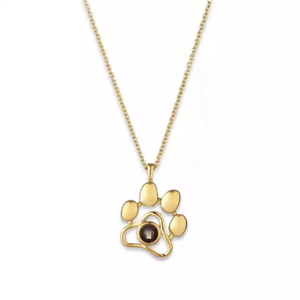 S925 necklace projection necklace