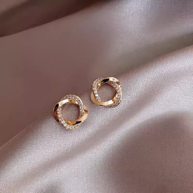 S925 Silver Pearl Heart Earrings