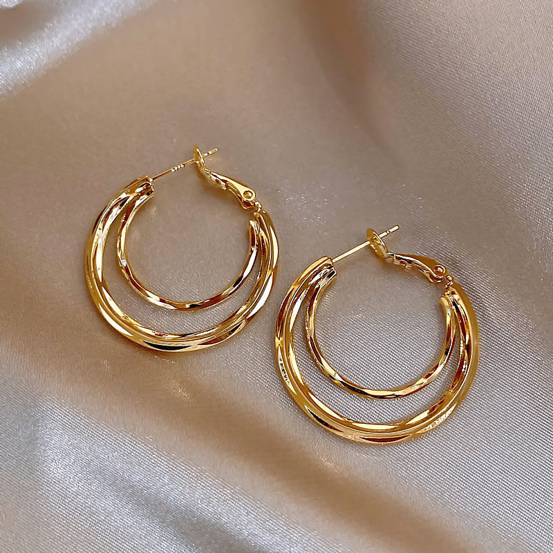 S925 Silver Pearl Heart Earrings
