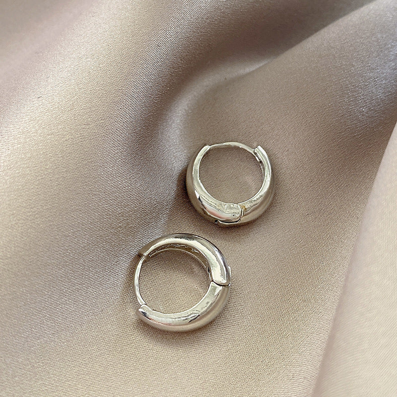 S925 Silver Pearl Heart Earrings