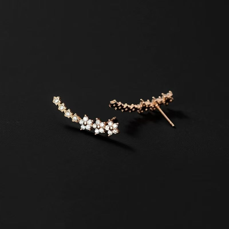S925 Silver Plated Geometric Earrings for Women