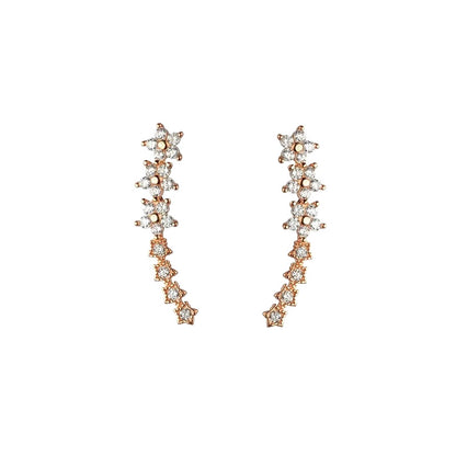 S925 Silver Plated Geometric Earrings for Women