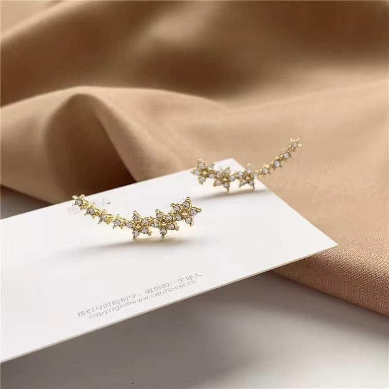 S925 Silver Plated Geometric Earrings for Women