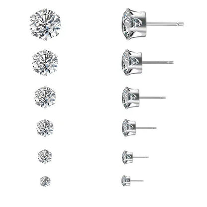 S925 Silver Zircon Earrings